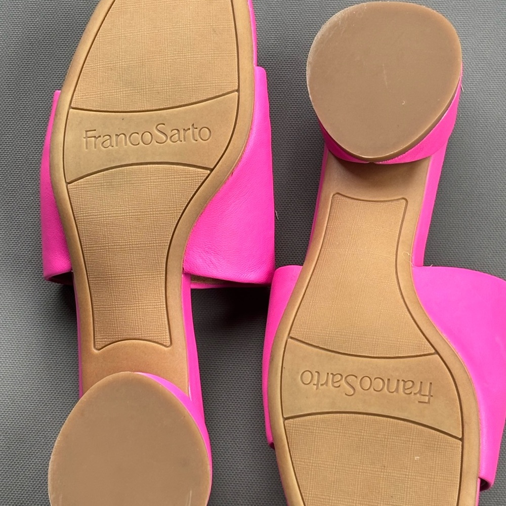 Franco Sarto Women's Loran Pink Sandals - Picture 7 of 9